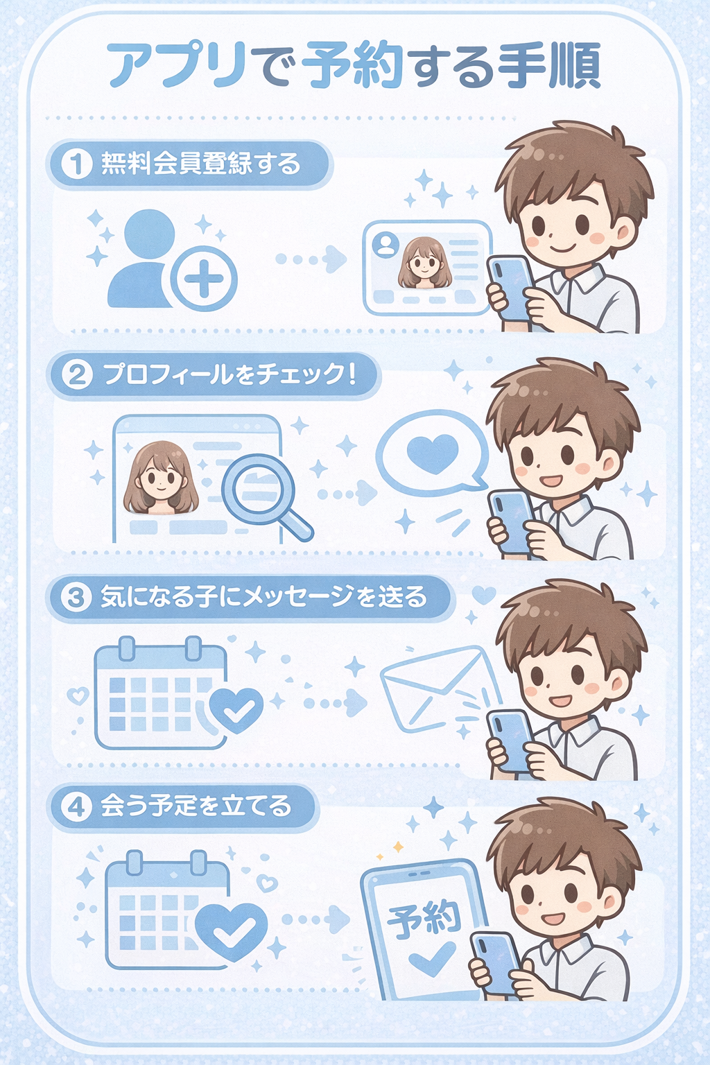 アプリでの予約