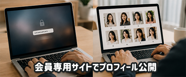 プロフィールはセキュリティで守られている