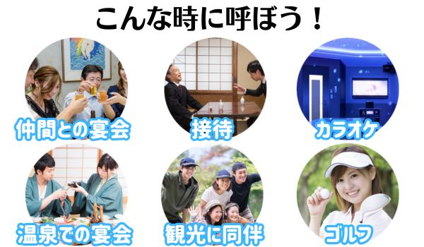 コンパニオンの利用用途